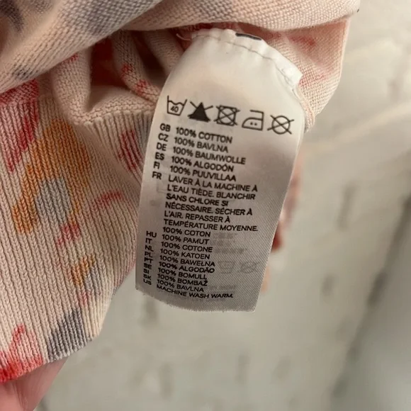 H&M Floral 100% Cotton Button Up Cardigan - Picture 7 of 8